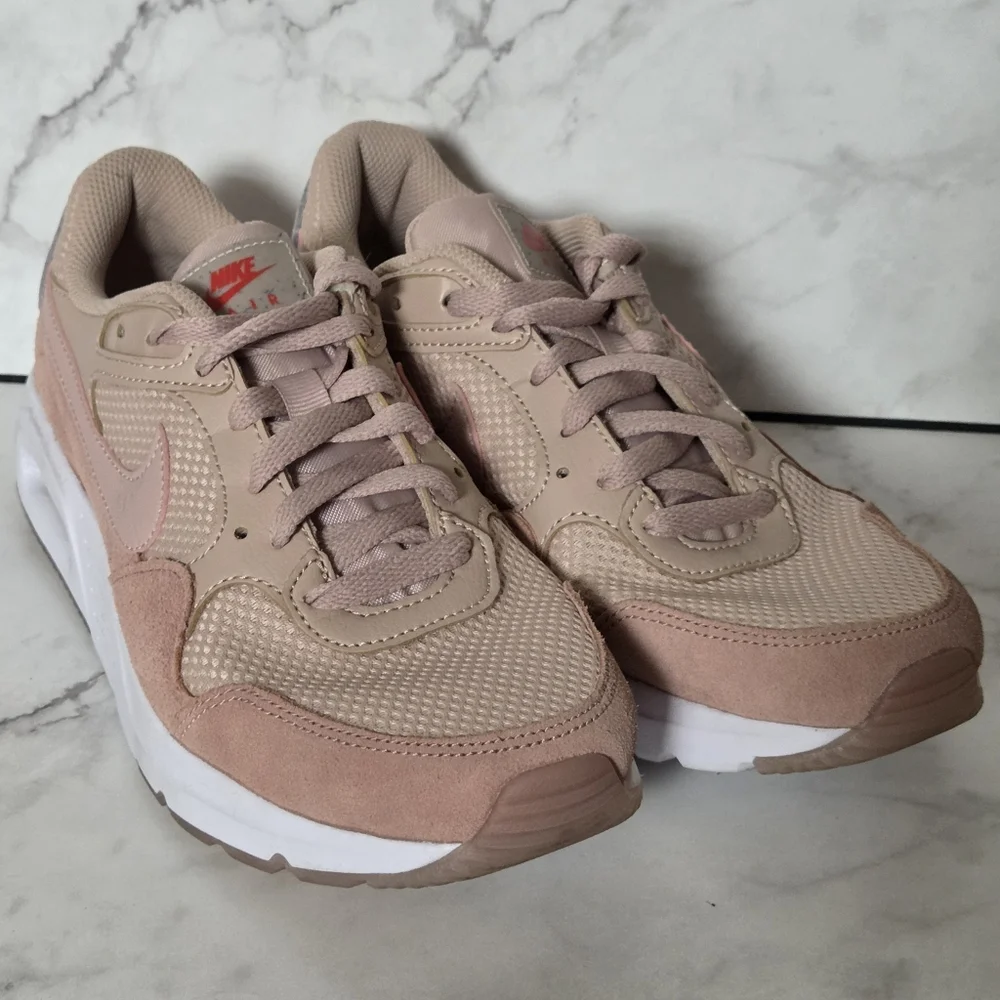 Nike Air Max SC Fossil Stone Tan Womens Sneakers Shoes Size 8.5 - Picture 2 of 9